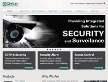 Tablet Screenshot of glistensecurity.com